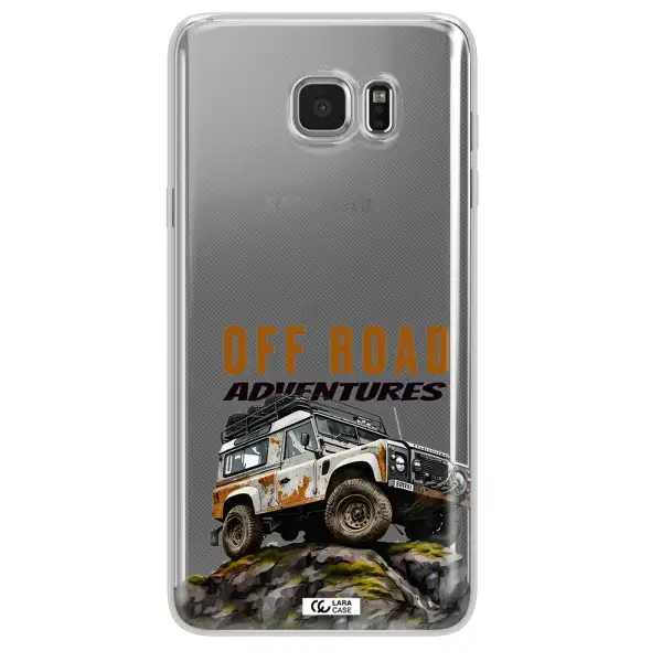 A Car With Rust On Top Samsung Note 5 Clear Tpu Case
