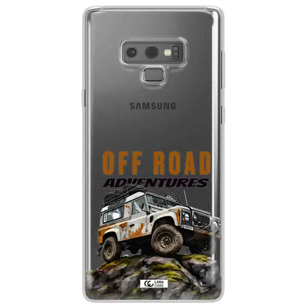 A Car With Rust On Top Samsung Note 9 Clear Tpu Case
