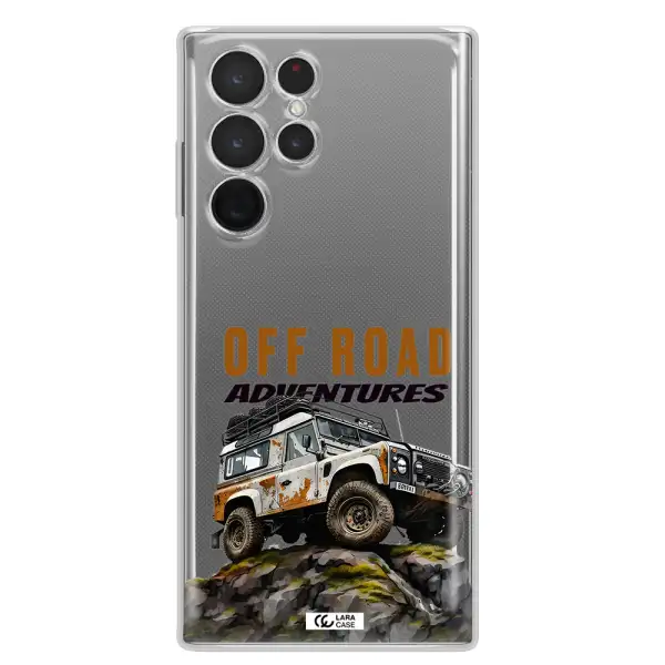 A Car With Rust On Top Samsung S 22 Ultra Clear Tpu Case