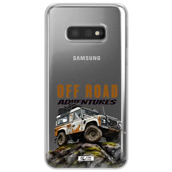 A Car With Rust On Top Samsung S10E Clear Tpu Case