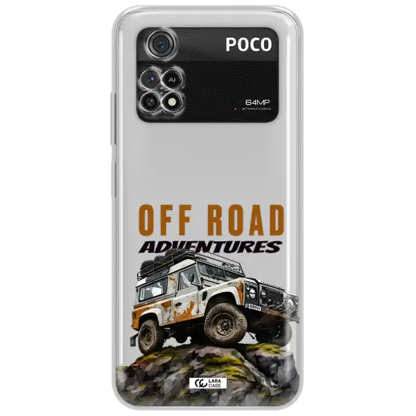 A Car With Rust On Top Xiaomi Poco M4 Pro 4G Clear Tpu Case