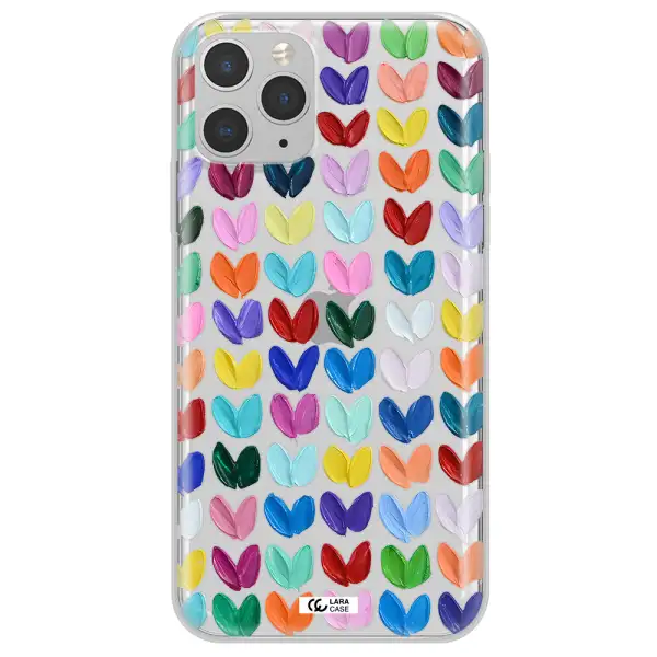 A Close Up Of A Color Palette Apple Iphone 11 Pro Max Clear Tpu Case