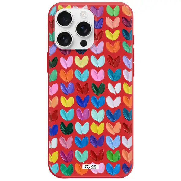 A Close Up Of A Color Palette Apple Iphone 16 Pro Max Silicone Stone Case