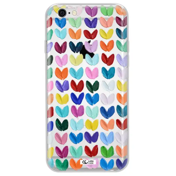 A Close Up Of A Color Palette Apple Iphone 6 Clear Tpu Case