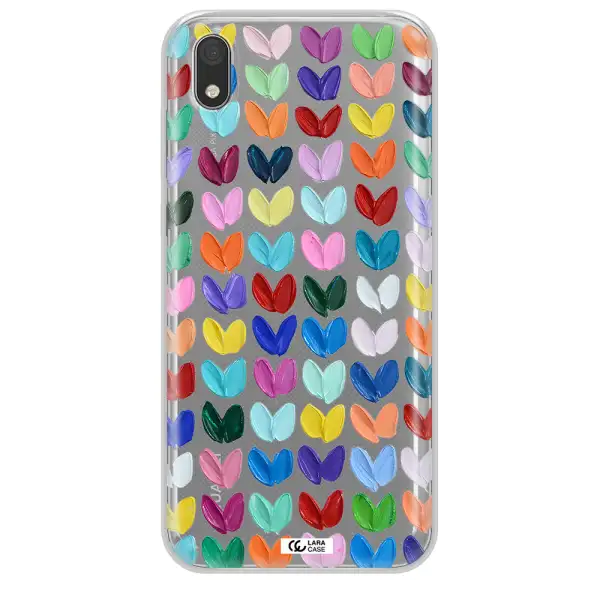 A Close Up Of A Color Palette Huawei Honor 8S Clear Tpu Case