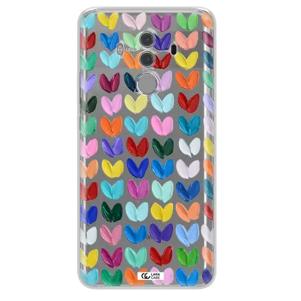A Close Up Of A Color Palette Huawei Mate 10 Pro Clear Tpu Case