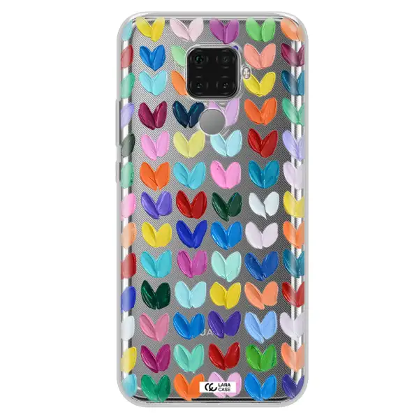 A Close Up Of A Color Palette Huawei Mate 30 Lite Clear Tpu Case