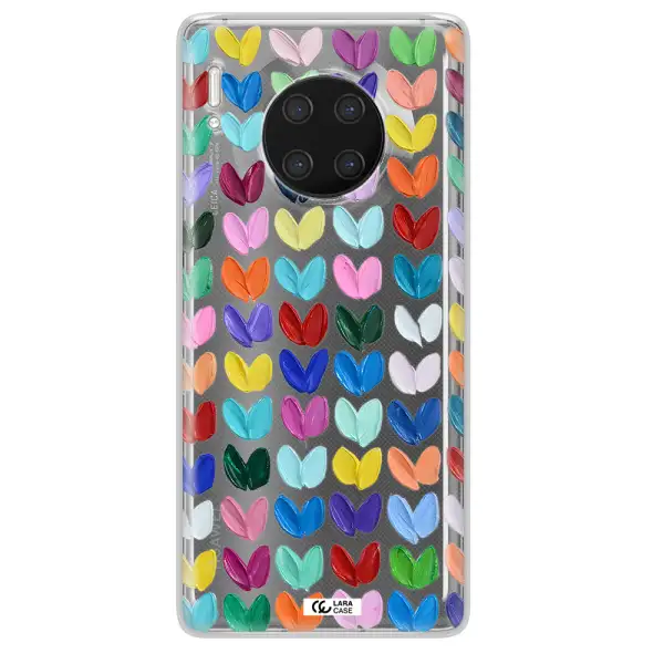 A Close Up Of A Color Palette Huawei Mate 30 Pro Clear Tpu Case