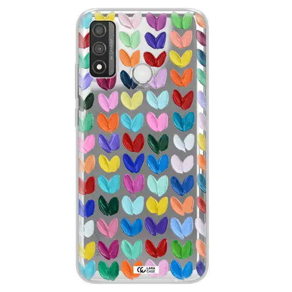 A Close Up Of A Color Palette Huawei P Smart 2020 Clear Tpu Case