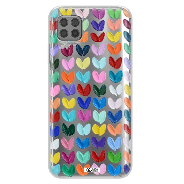 A Close Up Of A Color Palette Huawei P40 Lite Clear Tpu Case