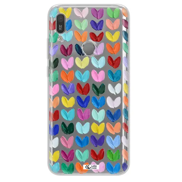 A Close Up Of A Color Palette Huawei Y6 2019 Clear Tpu Case