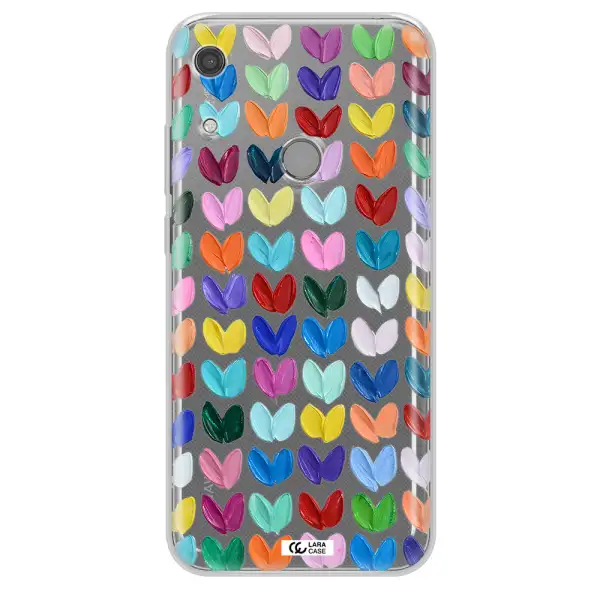 A Close Up Of A Color Palette Huawei Y6S Clear Tpu Case