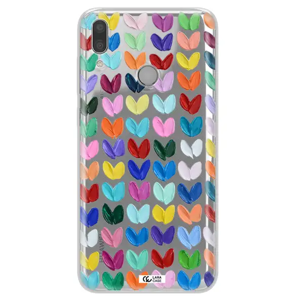 A Close Up Of A Color Palette Huawei Y9 2019 Clear Tpu Case