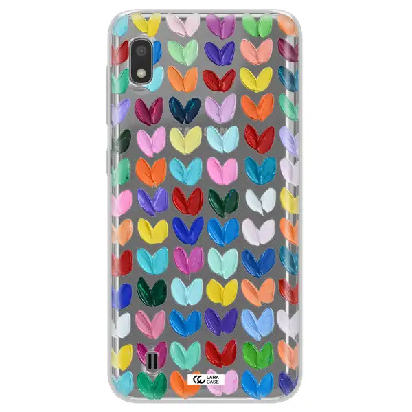 A Close Up Of A Color Palette Samsung A10 Clear Tpu Case