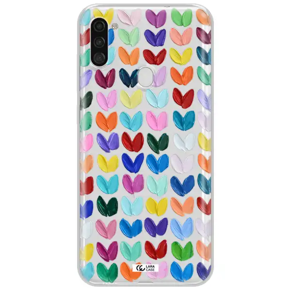 A Close Up Of A Color Palette Samsung A11 Clear Tpu Case