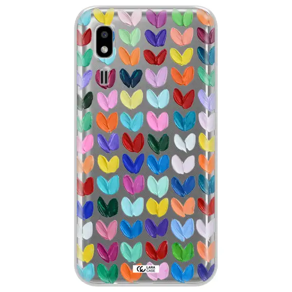 A Close Up Of A Color Palette Samsung A2 Core Clear Tpu Case