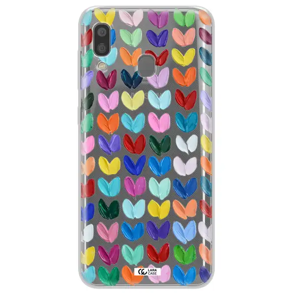 A Close Up Of A Color Palette Samsung A20 Clear Tpu Case