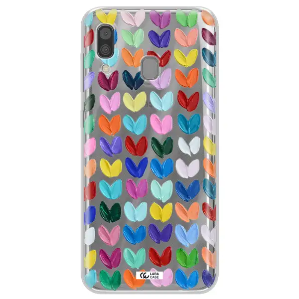 A Close Up Of A Color Palette Samsung A30 Clear Tpu Case