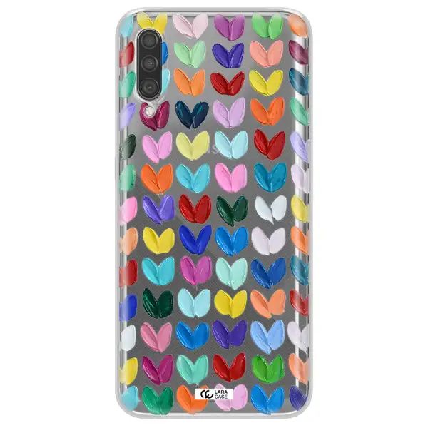 A Close Up Of A Color Palette Samsung A30S Clear Tpu Case