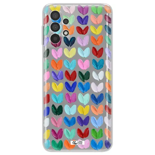A Close Up Of A Color Palette Samsung A32 Clear Tpu Case