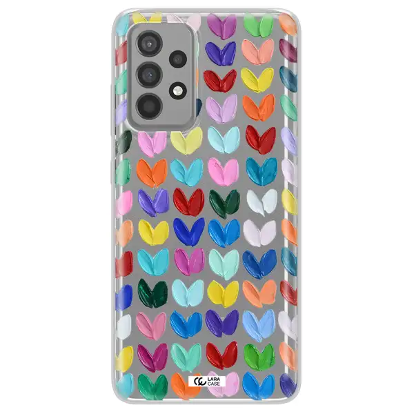 A Close Up Of A Color Palette Samsung A52 Clear Tpu Case