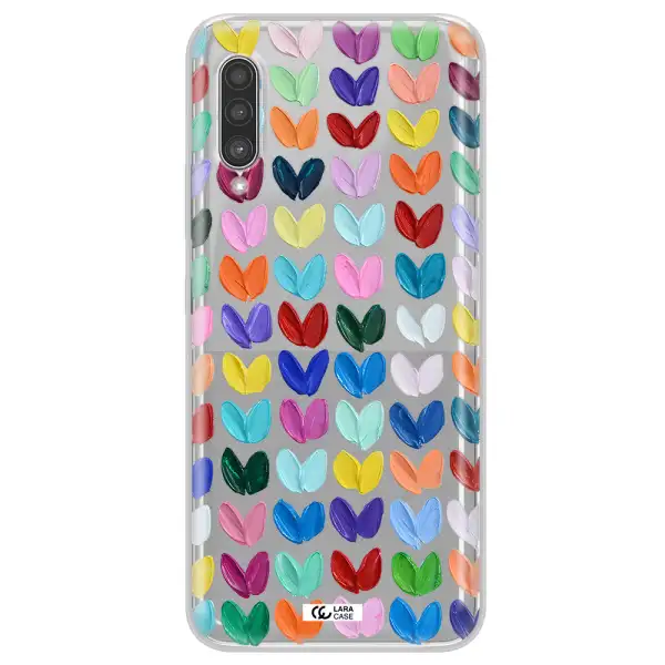 A Close Up Of A Color Palette Samsung A90 Clear Tpu Case