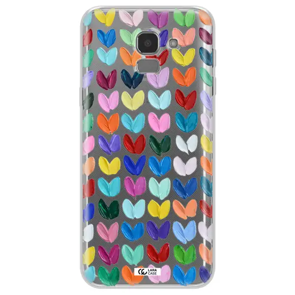 A Close Up Of A Color Palette Samsung J6 Clear Tpu Case