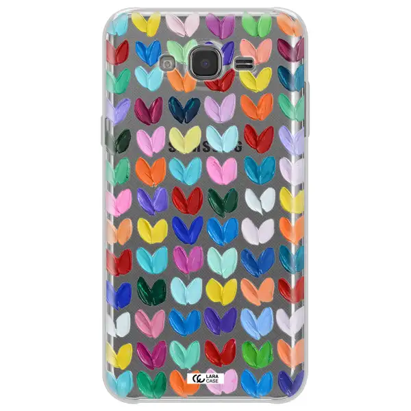 A Close Up Of A Color Palette Samsung J7 Clear Tpu Case