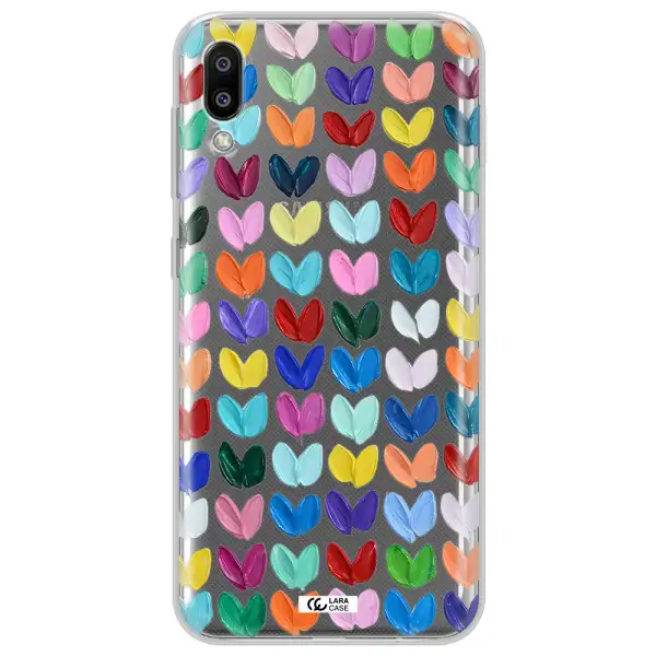 A Close Up Of A Color Palette Samsung M10 Clear Tpu Case