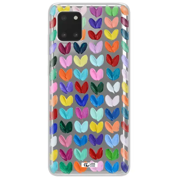 A Close Up Of A Color Palette Samsung Note 10 Lite Clear Tpu Case