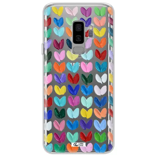 A Close Up Of A Color Palette Samsung S9 Plus Clear Tpu Case