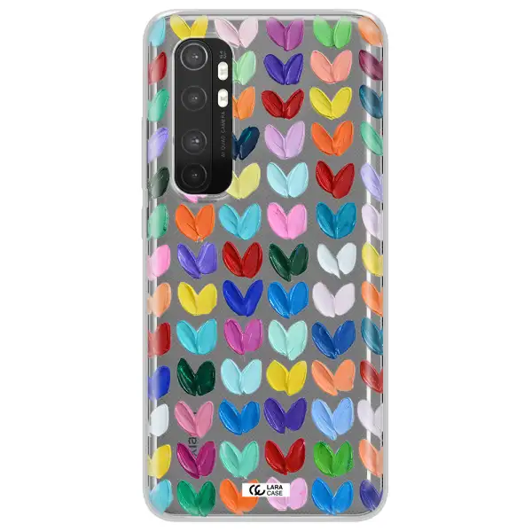 A Close Up Of A Color Palette Xiaomi Mi Note 10 Lite Clear Tpu Case
