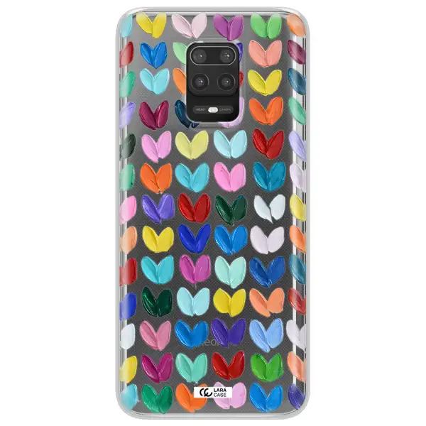 A Close Up Of A Color Palette Xiaomi Note 9S Clear Tpu Case