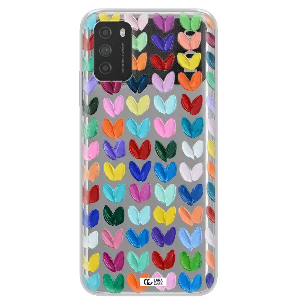 A Close Up Of A Color Palette Xiaomi Poco M3 Clear Tpu Case