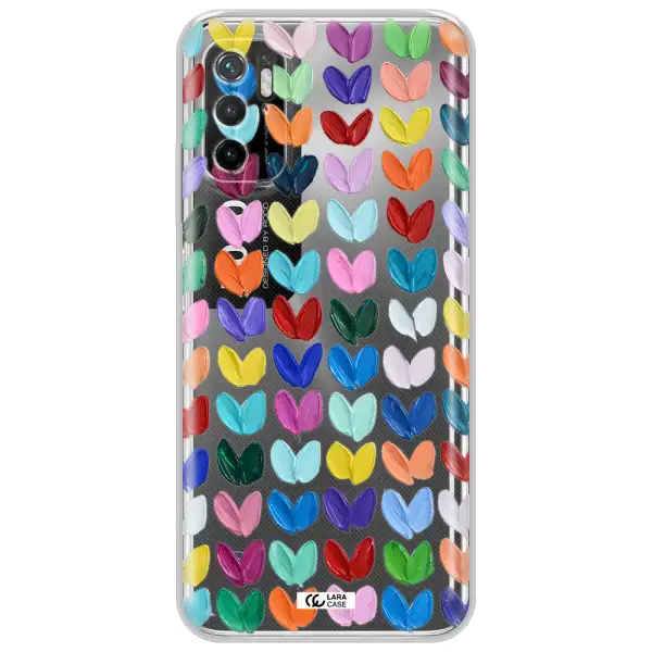 A Close Up Of A Color Palette Xiaomi Poco M4 Pro 5G Clear Tpu Case