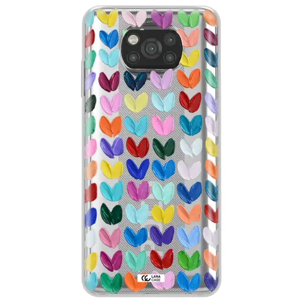 A Close Up Of A Color Palette Xiaomi Poco X3 Clear Tpu Case