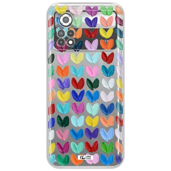 A Close Up Of A Color Palette Xiaomi Poco X4 Pro Clear Tpu Case