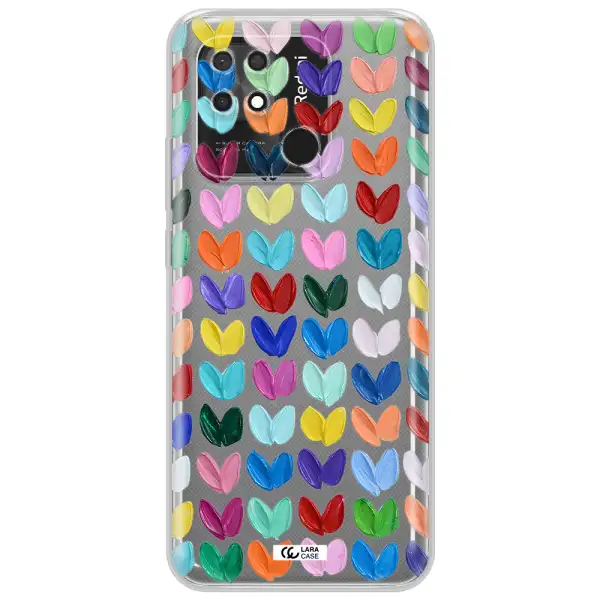 A Close Up Of A Color Palette Xiaomi Redmi 10C Clear Tpu Case