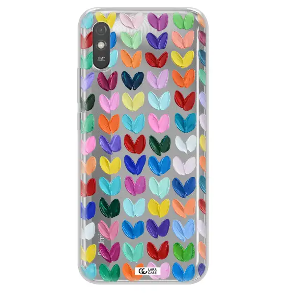A Close Up Of A Color Palette Xiaomi Redmi 9A Clear Tpu Case