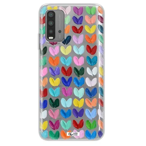 A Close Up Of A Color Palette Xiaomi Redmi 9T Clear Tpu Case