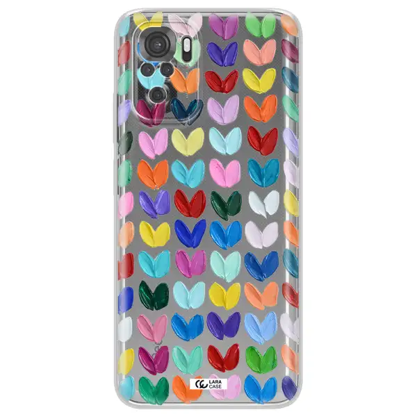 A Close Up Of A Color Palette Xiaomi Redmi Note 10S Clear Tpu Case