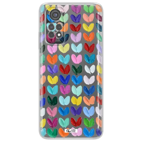 A Close Up Of A Color Palette Xiaomi Redmi Note 11S Clear Tpu Case