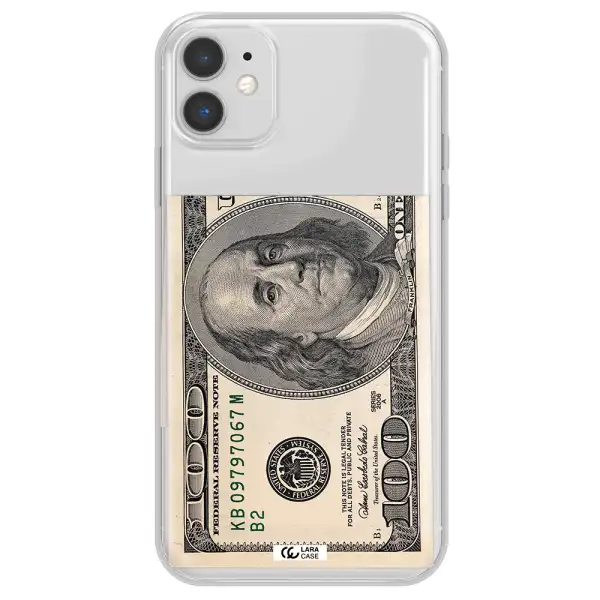 A Close-Up Of A Money Bill Apple Iphone 11 Clear Tpu Case