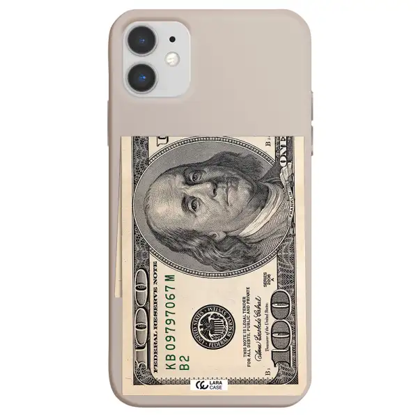 a close-up of a money bill Apple iPhone 11 Silicone Stone Case