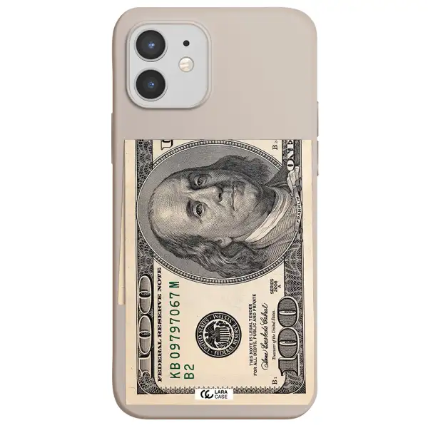 a close-up of a money bill Apple iPhone 12 mini Silicone Stone Case