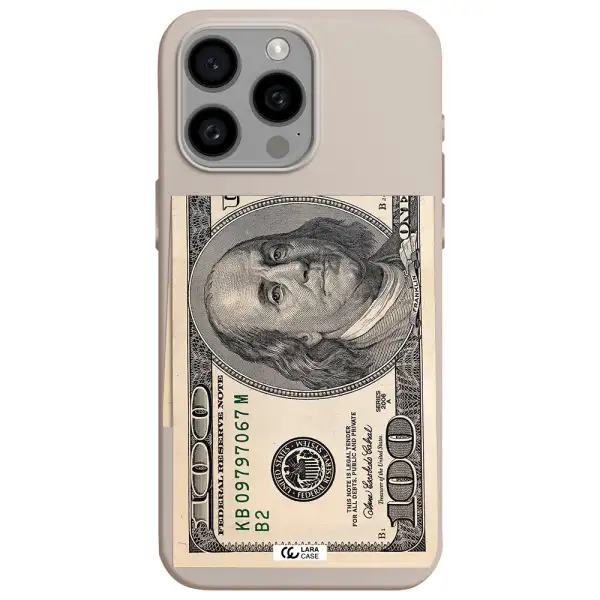 a close-up of a money bill Apple Iphone 15 Pro max Silicone Stone Case