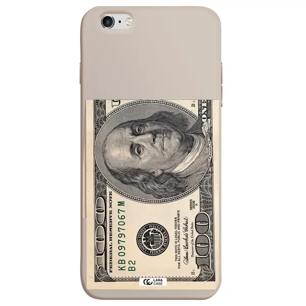 a close-up of a money bill Apple iPhone 6S Silicone Stone Case