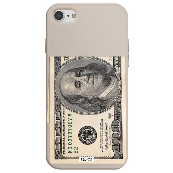 a close-up of a money bill Apple iPhone 7 Silicone Stone Case