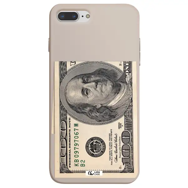 a close-up of a money bill Apple iPhone 8 plus Silicone Stone Case