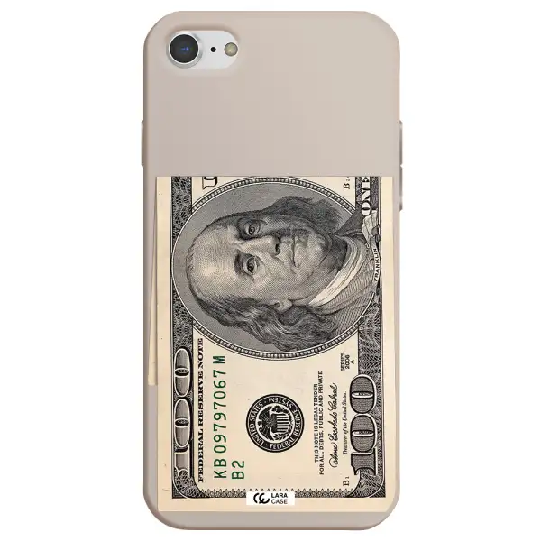 a close-up of a money bill Apple iPhone 8 Silicone Stone Case
